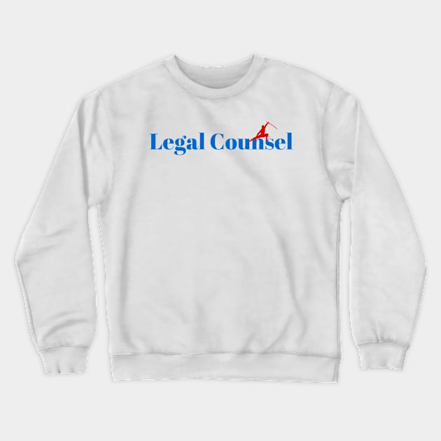 Master Legal Counsel Ninja Crewneck Sweatshirt by ArtDesignDE